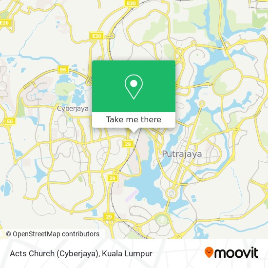 Acts Church (Cyberjaya) map