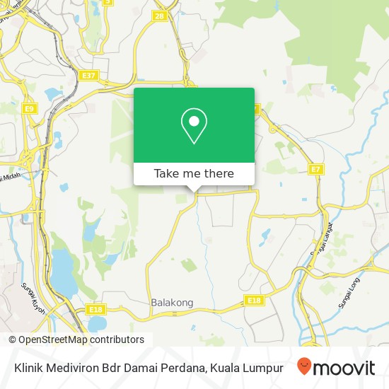 Klinik Mediviron Bdr Damai Perdana map