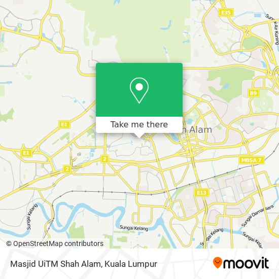 How To Get To Masjid Uitm Shah Alam In Shah Alam By Bus Train Or Mrt Lrt Moovit