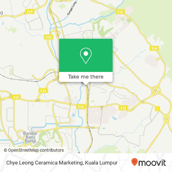 Chye Leong Ceramica Marketing map