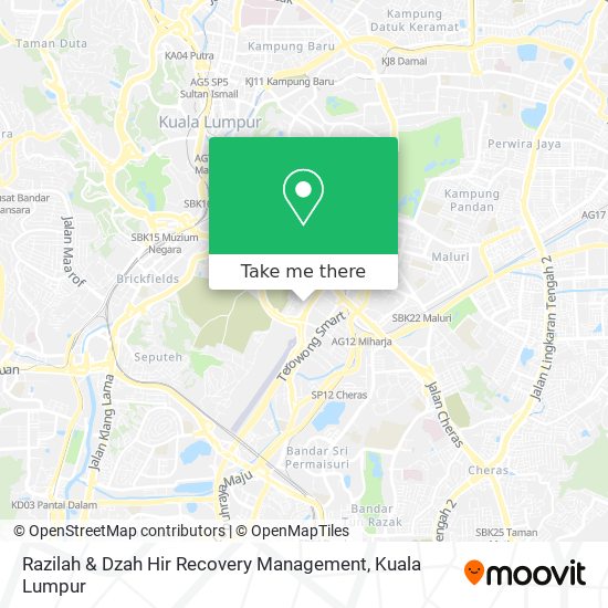 Razilah & Dzah Hir Recovery Management map