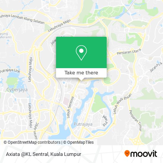 Axiata @KL Sentral map