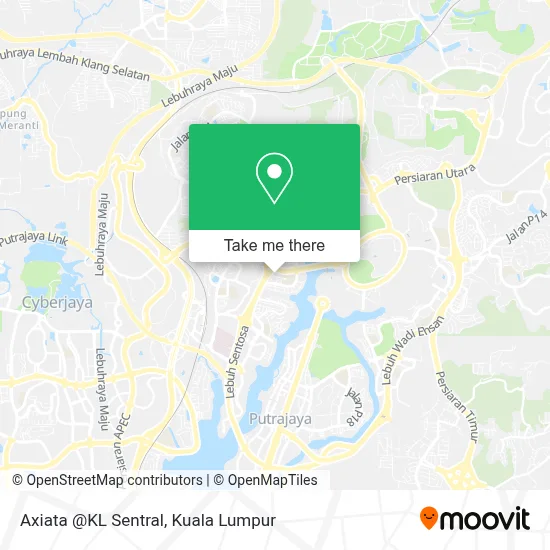 Axiata @KL Sentral map