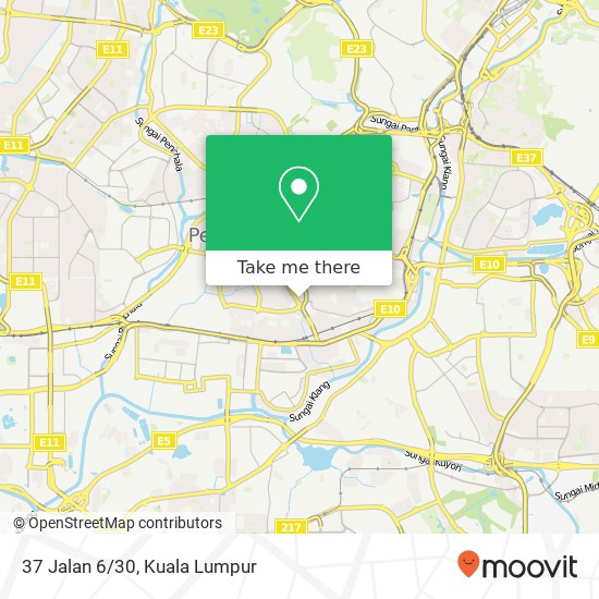 37 Jalan 6/30 map