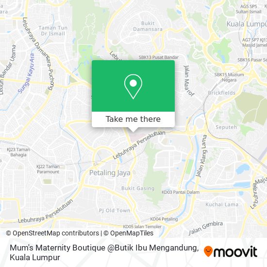 Peta Mum's Maternity Boutique @Butik Ibu Mengandung
