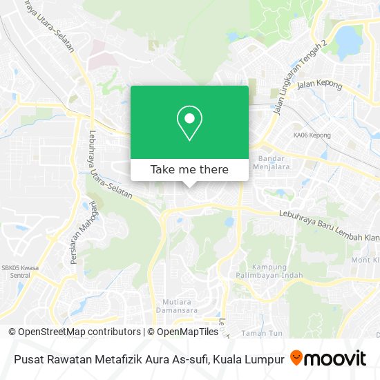 Pusat Rawatan Metafizik Aura As-sufi map