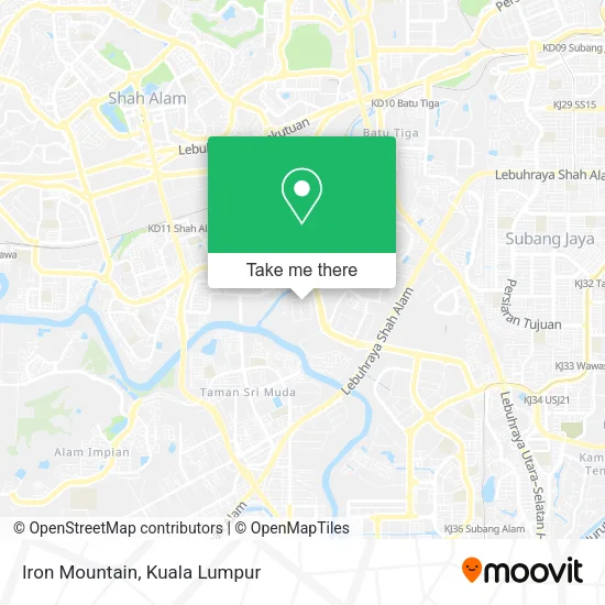 Iron Mountain map