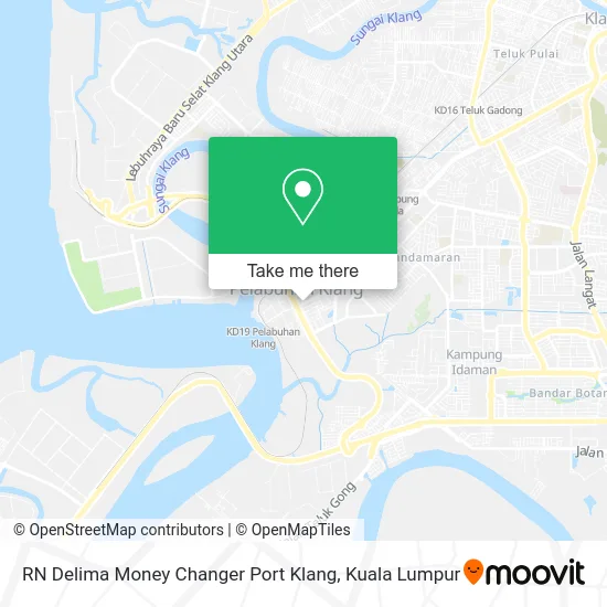 RN Delima Money Changer Port Klang map