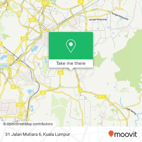 Peta 31 Jalan Mutiara 6