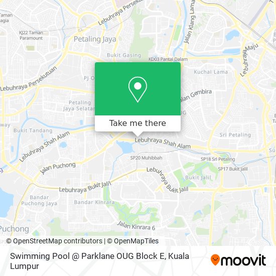Swimming Pool @ Parklane OUG Block E map