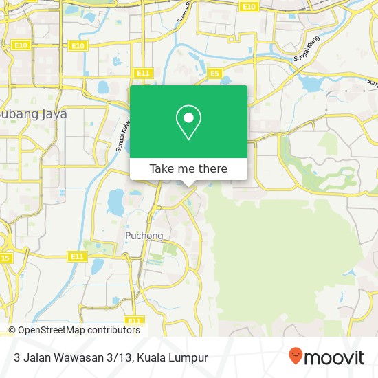 3 Jalan Wawasan 3/13 map