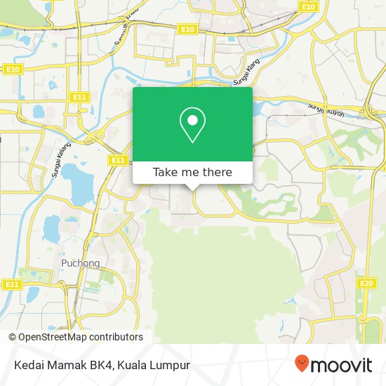 Kedai Mamak BK4 map