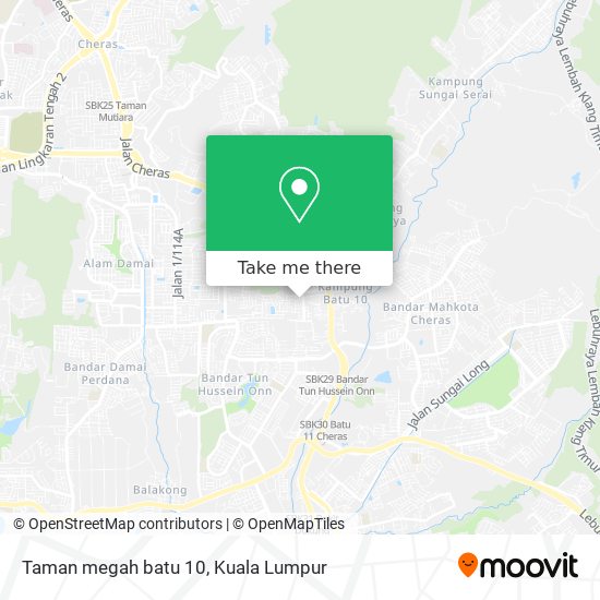 Peta Taman megah batu 10