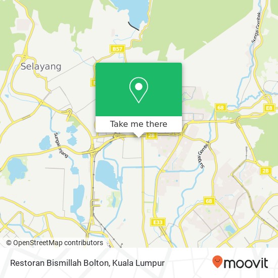 Restoran Bismillah Bolton map