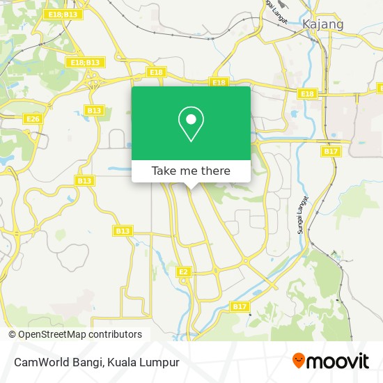 CamWorld Bangi map