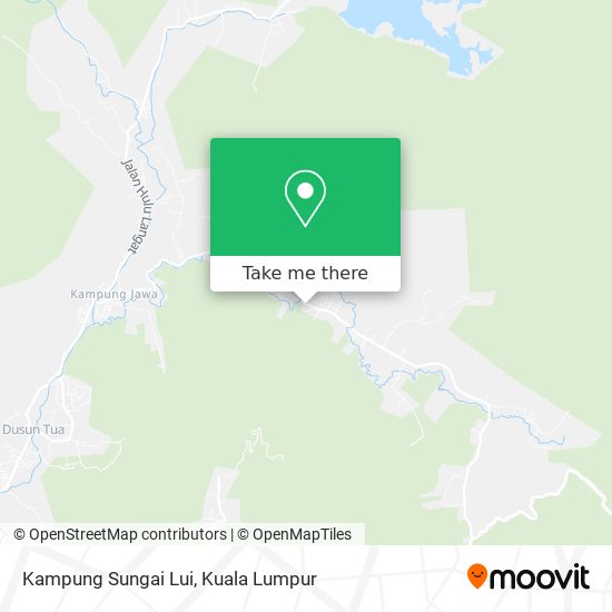 Kampung Sungai Lui map