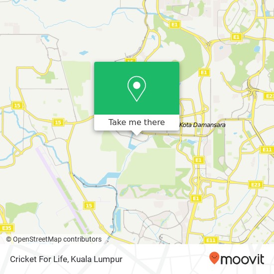 Cricket For Life map