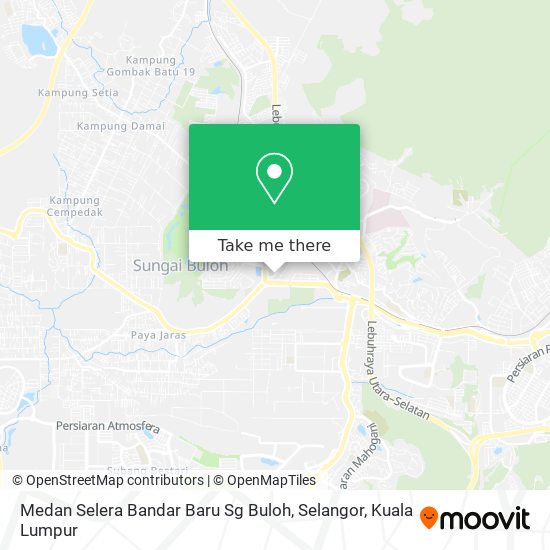 Peta Medan Selera Bandar Baru Sg Buloh, Selangor