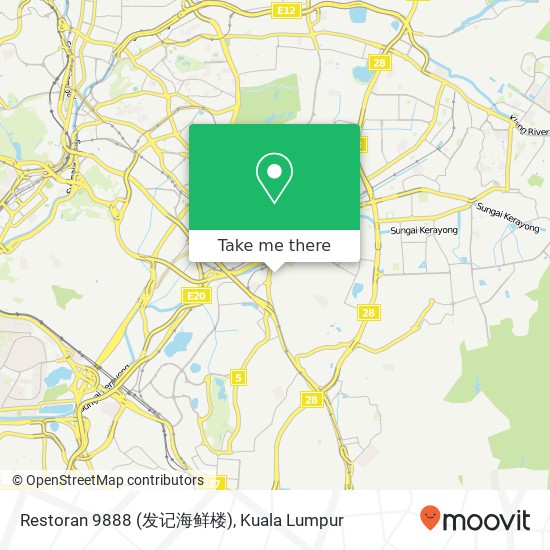 Restoran 9888 (发记海鲜楼) map