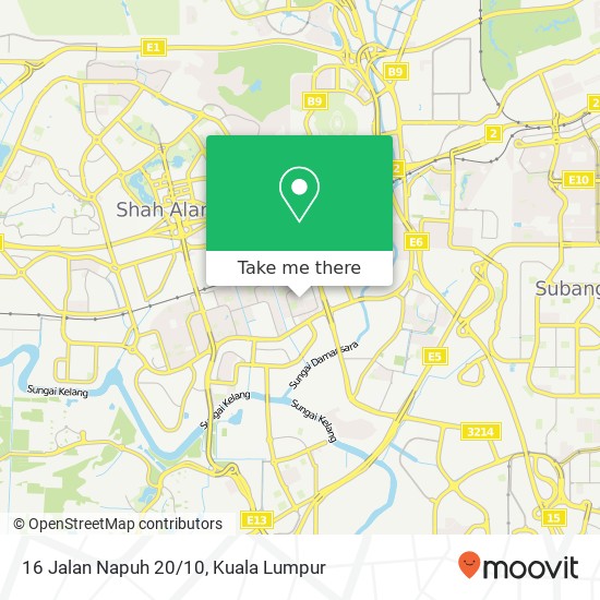 16 Jalan Napuh 20/10 map