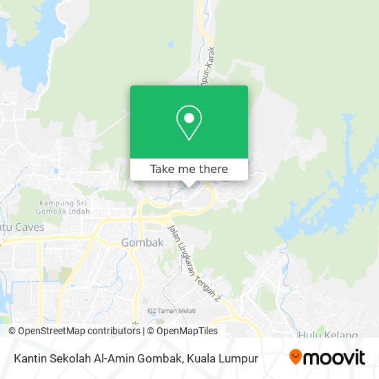 Peta Kantin Sekolah Al-Amin Gombak