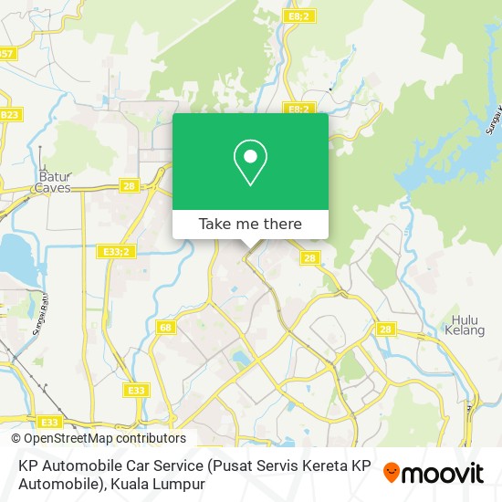 Peta KP Automobile Car Service (Pusat Servis Kereta KP Automobile)