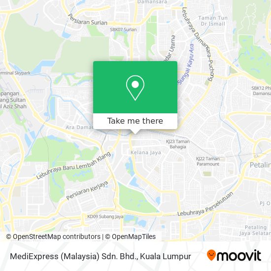 MediExpress (Malaysia) Sdn. Bhd. map