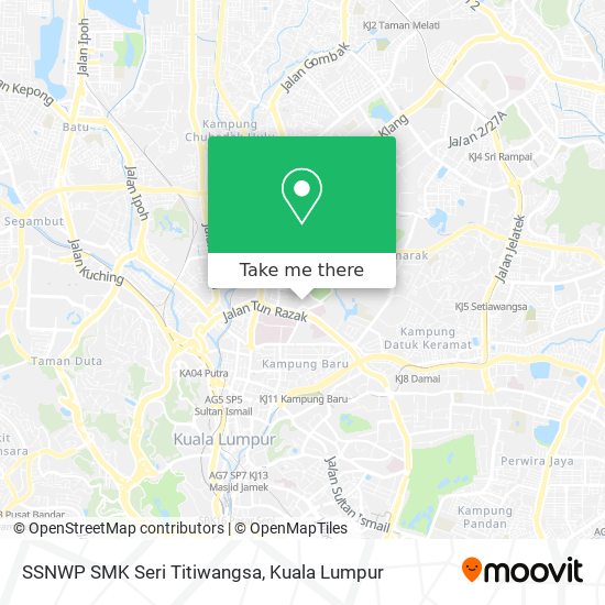 Peta SSNWP SMK Seri Titiwangsa