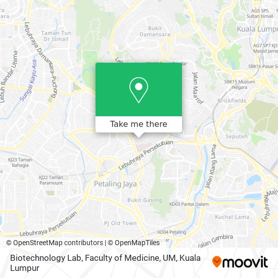 Biotechnology Lab, Faculty of Medicine, UM map