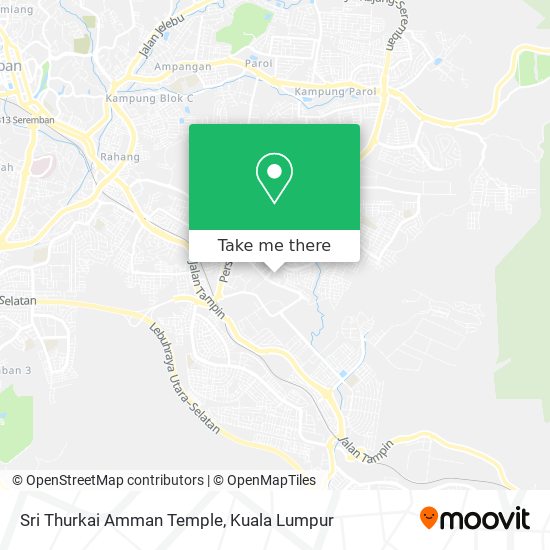 Sri Thurkai Amman Temple map