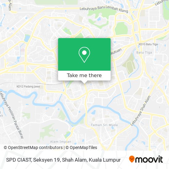 SPD CIAST, Seksyen 19, Shah Alam map