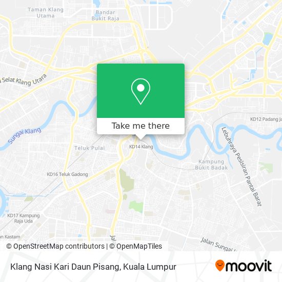 Klang Nasi Kari Daun Pisang map