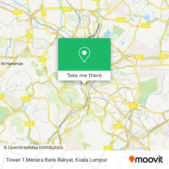 Tower 1,Menara Bank Rakyat map