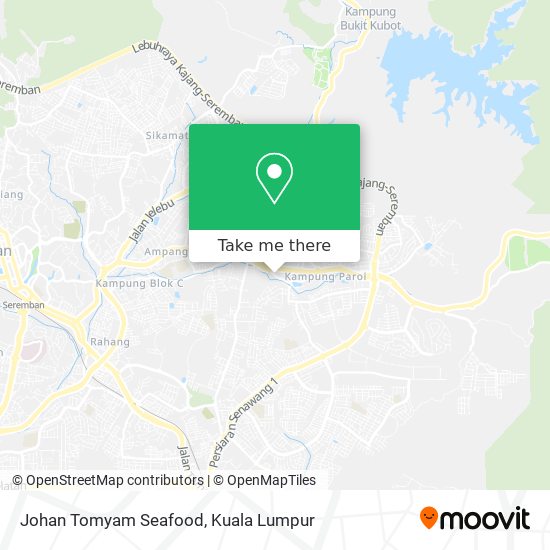 Johan Tomyam Seafood map