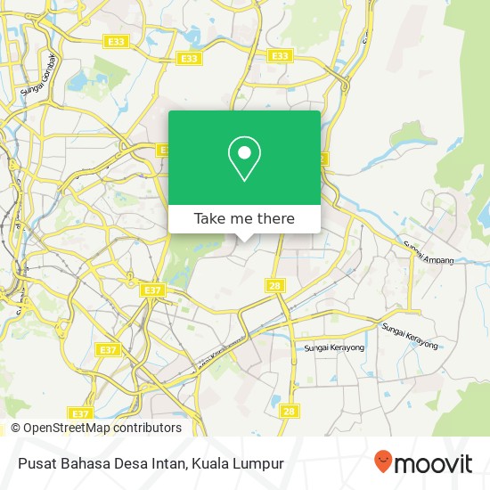 Pusat Bahasa Desa Intan map