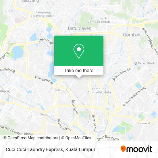 Cuci Cuci Laundry Express map