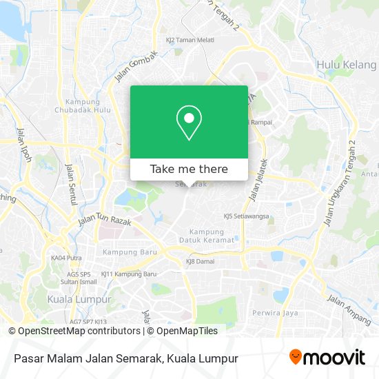 Pasar Malam Jalan Semarak map