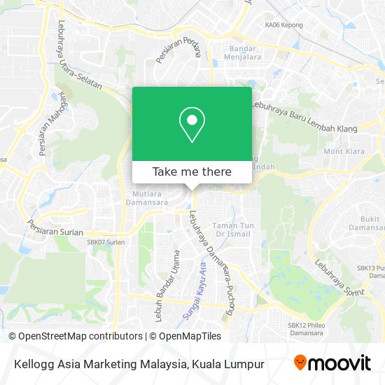 Peta Kellogg Asia Marketing Malaysia