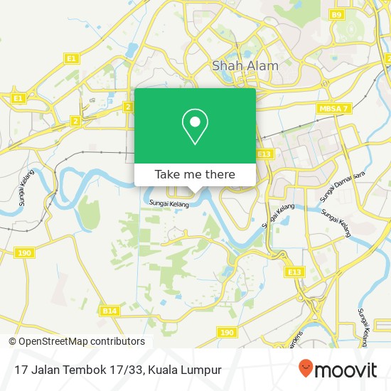 17 Jalan Tembok 17/33 map