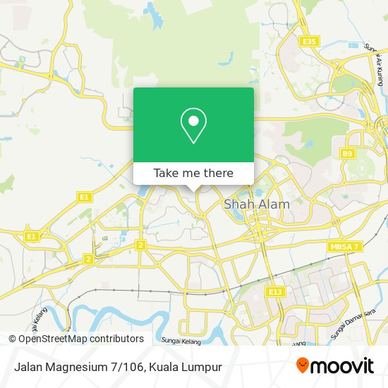 Jalan Magnesium 7/106 map