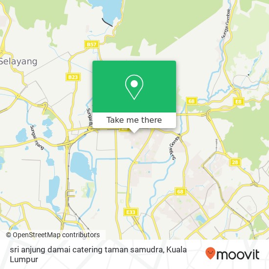 sri anjung damai catering taman samudra map