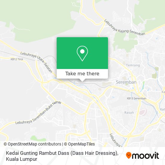 Kedai Gunting Rambut Dass (Dass Hair Dressing) map