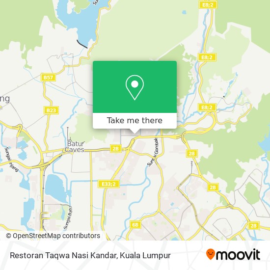 Peta Restoran Taqwa Nasi Kandar