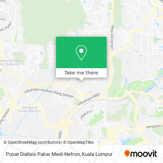 Pusat Dialisis Pakar Medi-Nefron map