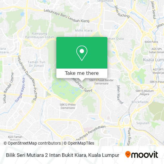 Peta Bilik Seri Mutiara 2 Intan Bukit Kiara