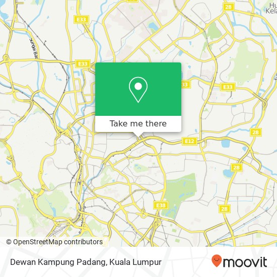 Peta Dewan Kampung Padang