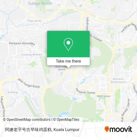 阿嬷老字号古早味鸡蛋糕 map