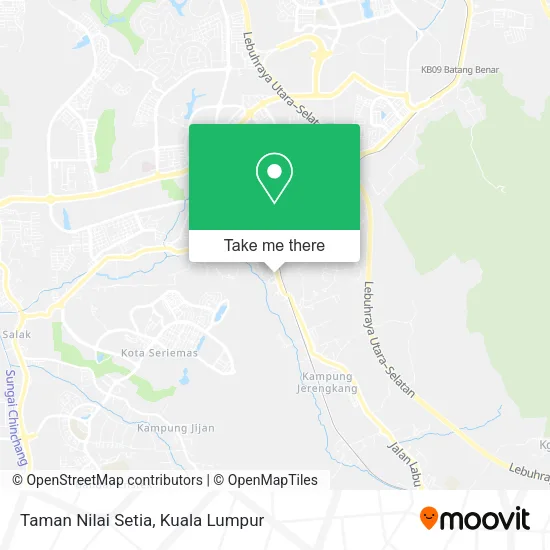 Peta Taman Nilai Setia