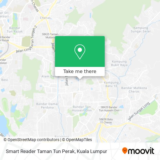Smart Reader Taman Tun Perak map