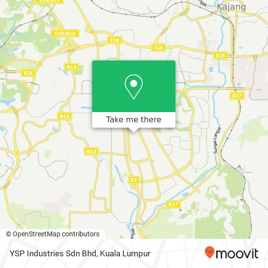 YSP Industries Sdn Bhd map